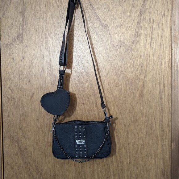 Beautiful Disaster Stealth Bag-ette purse black - Picture 5 of 7